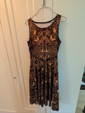 BlackMilk Golden Garden Dress